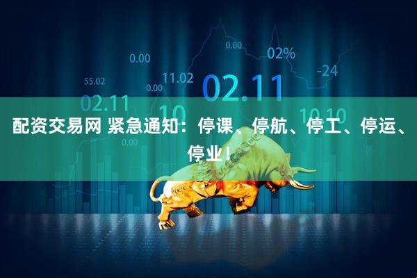 配资交易网 紧急通知：停课、停航、停工、停运、停业！